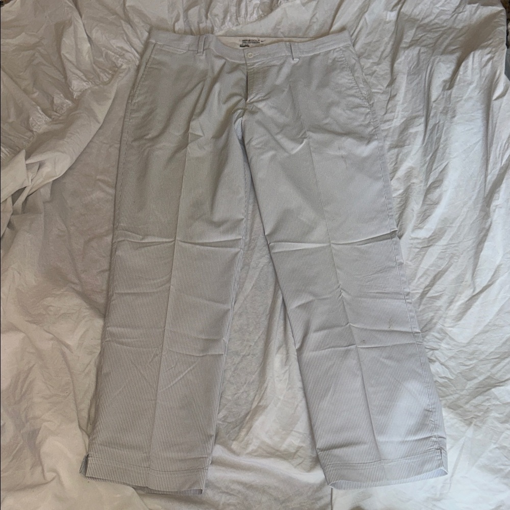 Nike Men's Light Gray Pinstripe golf pants